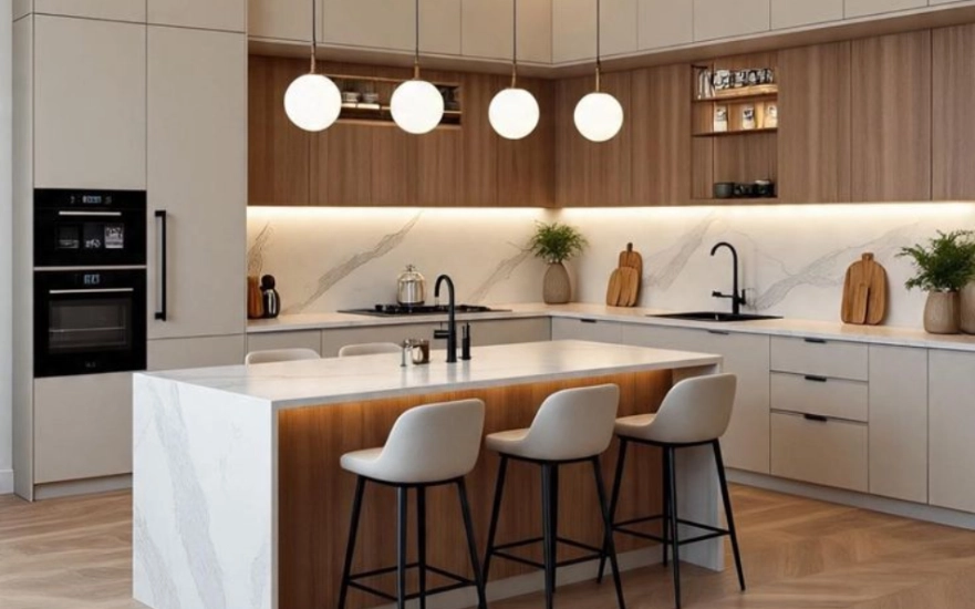Modular kitchen interior design in Tamil Nadu by D2B Interiors – Modular Kitchen 4