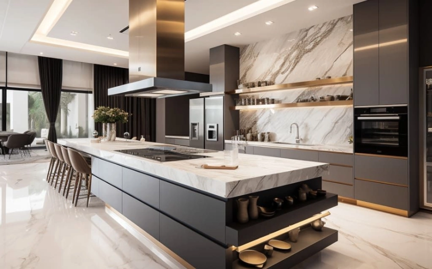 Modular kitchen interior design in Tamil Nadu by D2B Interiors – Modular Kitchen 5