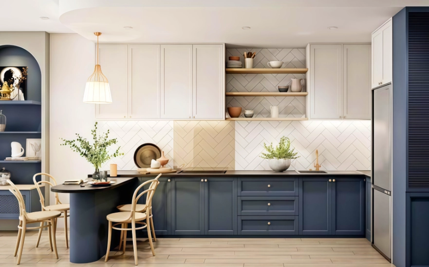 Modular kitchen interior design in Tamil Nadu by D2B Interiors – Modular Kitchen 6