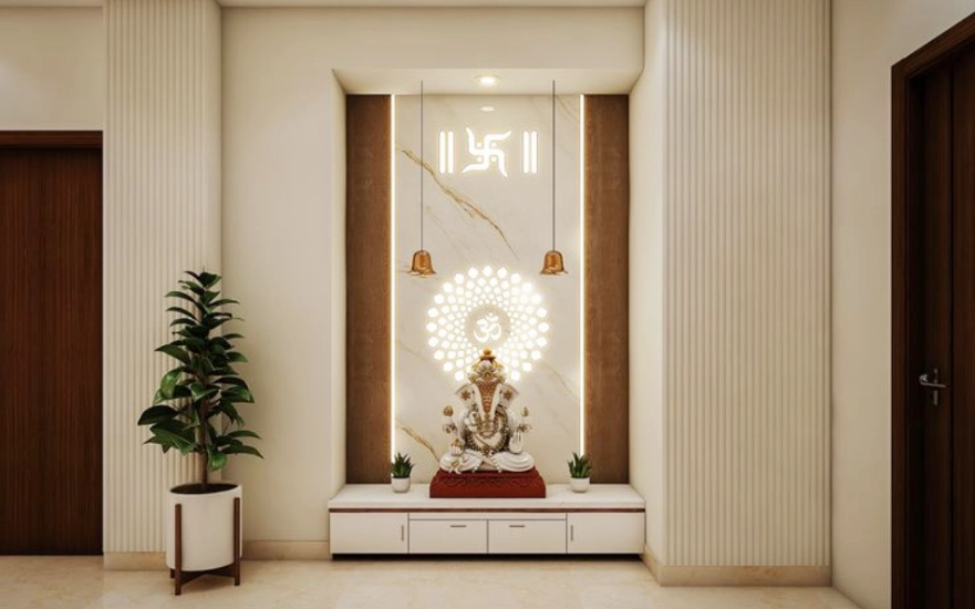 Luxury 2 BHK and 3 BHK home interior in Coimbatore by D2B Interiors