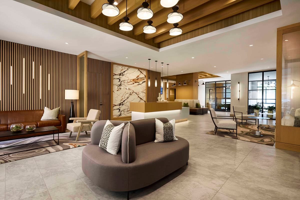 Reception & Lounge in Chennai, Tamil Nadu | D2B Interiors Studio