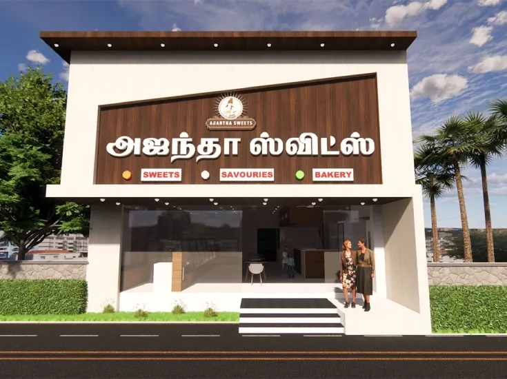 Turnkey Shop Fit-Out in Coimbatore, Tamil Nadu | D2B Interiors Studio